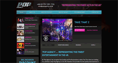 Desktop Screenshot of popagency.co.uk